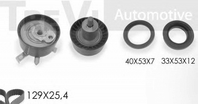 TREVI AUTOMOTIVE kd1282s -  Комплект ремня ГРМ